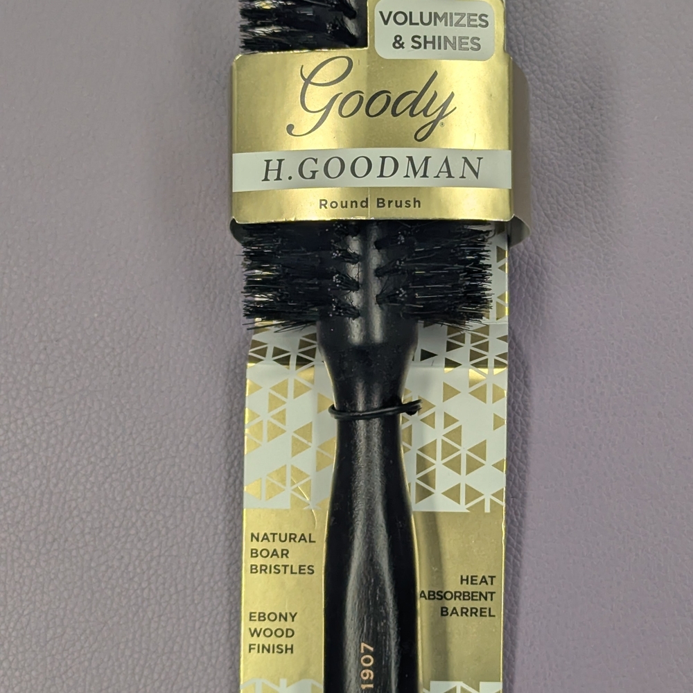 H. Goodman Black Round Brush